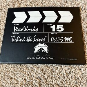 Vintage Paramount Clapperboard folder